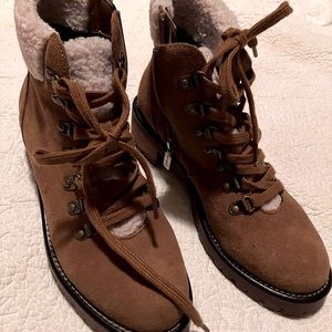 Blondo lace-up booties